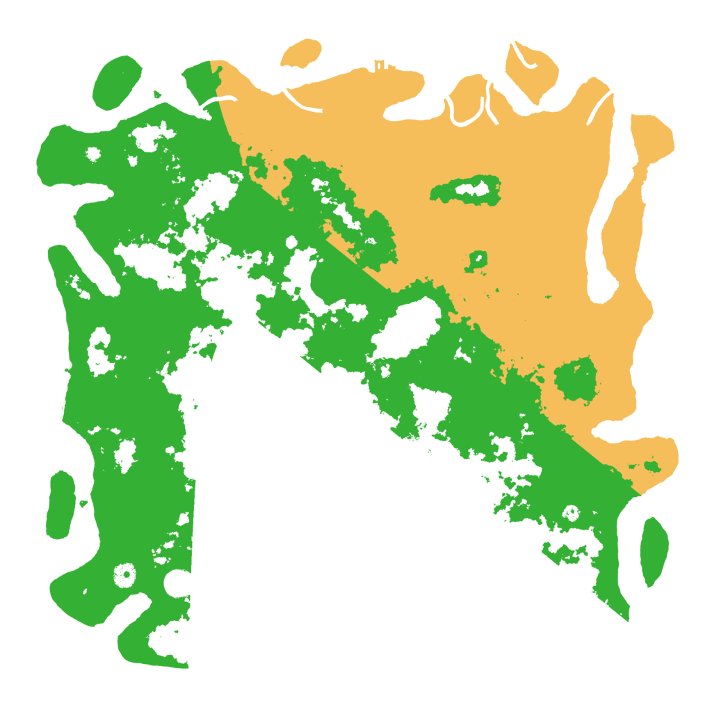 Biome Rust Map: Procedural Map, Size: 4500, Seed: 286576