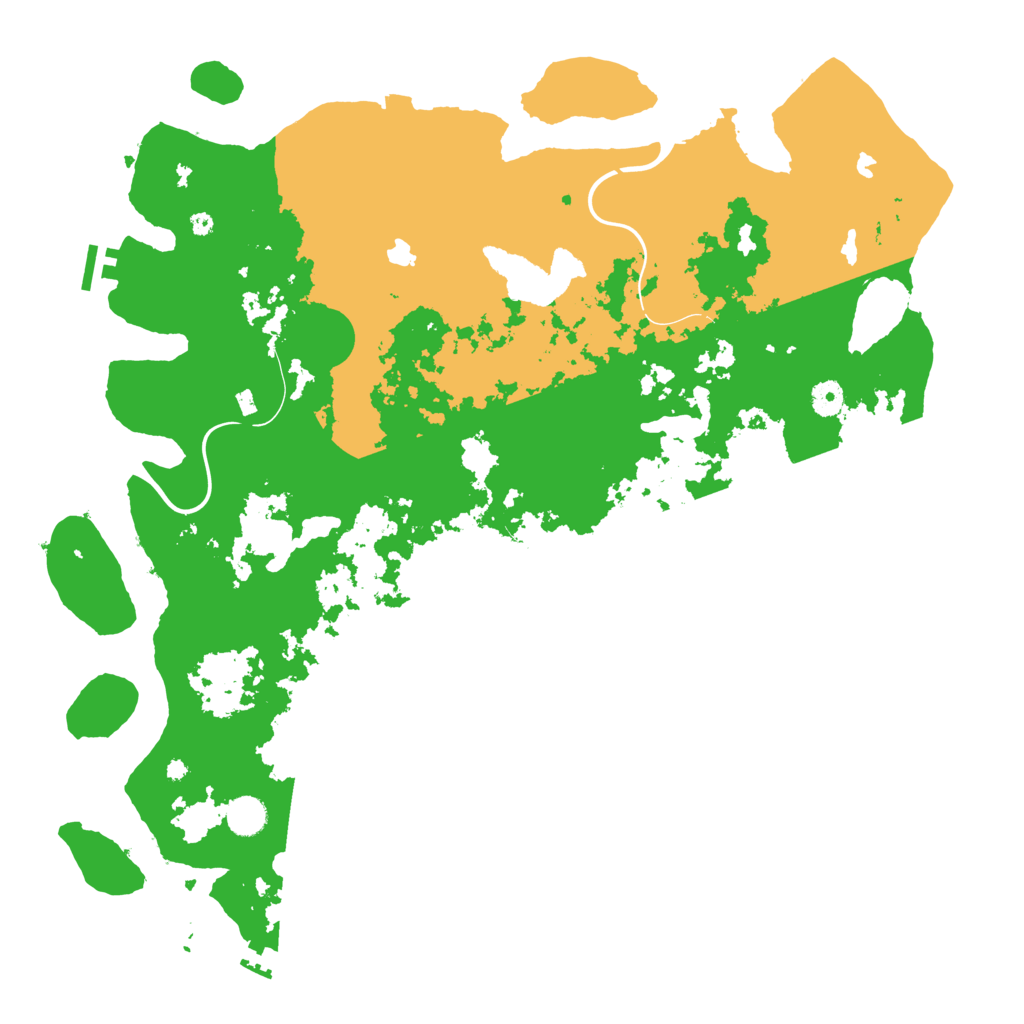 Biome Rust Map: Procedural Map, Size: 4500, Seed: 2449735