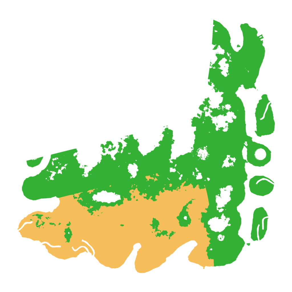 Biome Rust Map: Procedural Map, Size: 4500, Seed: 2583615