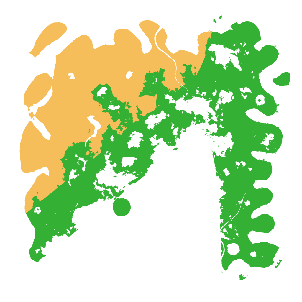 Biome Rust Map: Procedural Map, Size: 4500, Seed: 1899514