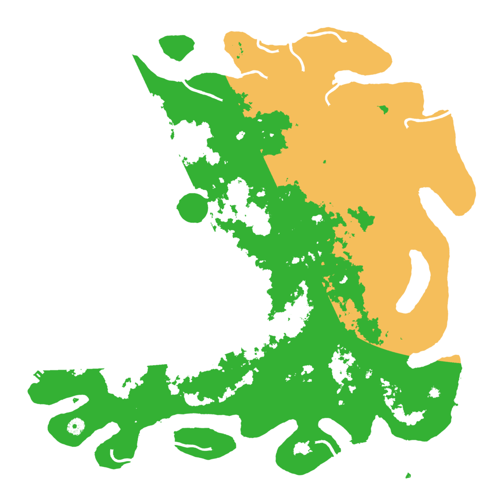Biome Rust Map: Procedural Map, Size: 4500, Seed: 5842764