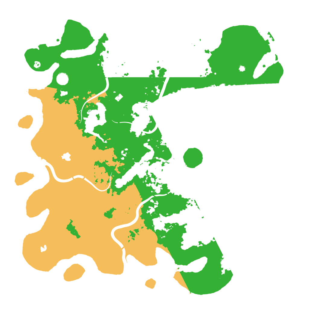 Biome Rust Map: Procedural Map, Size: 4500, Seed: 1165779