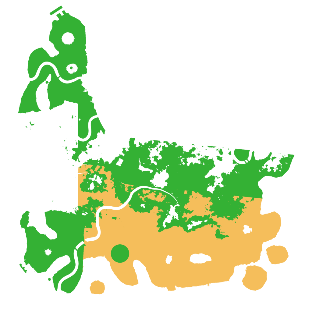 Biome Rust Map: Procedural Map, Size: 4500, Seed: 5832758