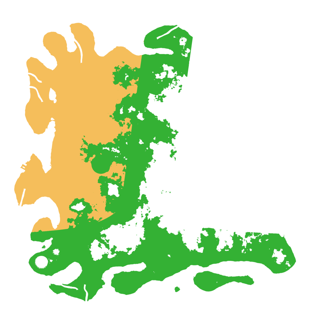 Biome Rust Map: Procedural Map, Size: 4500, Seed: 3350571