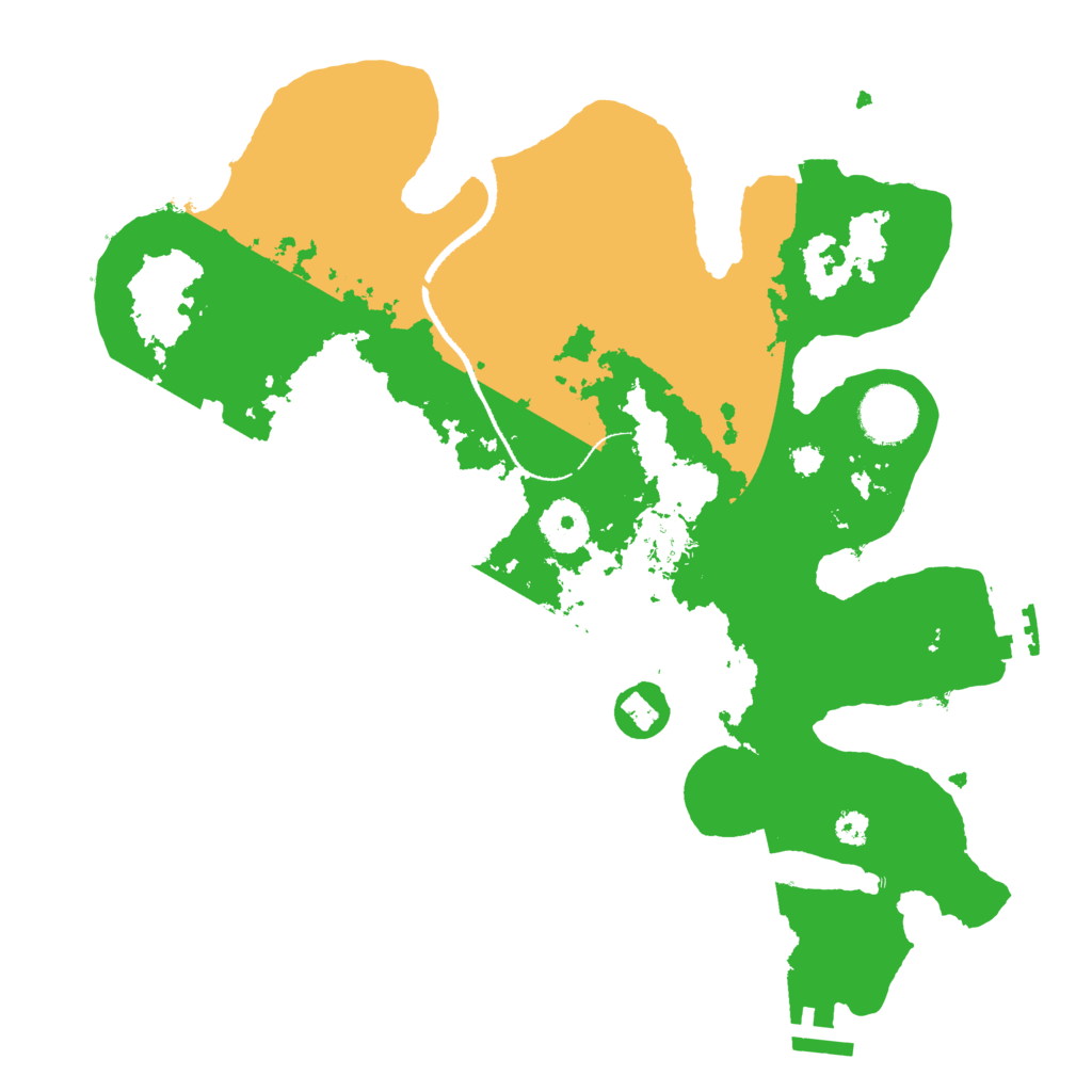Biome Rust Map: Procedural Map, Size: 3250, Seed: 3989573