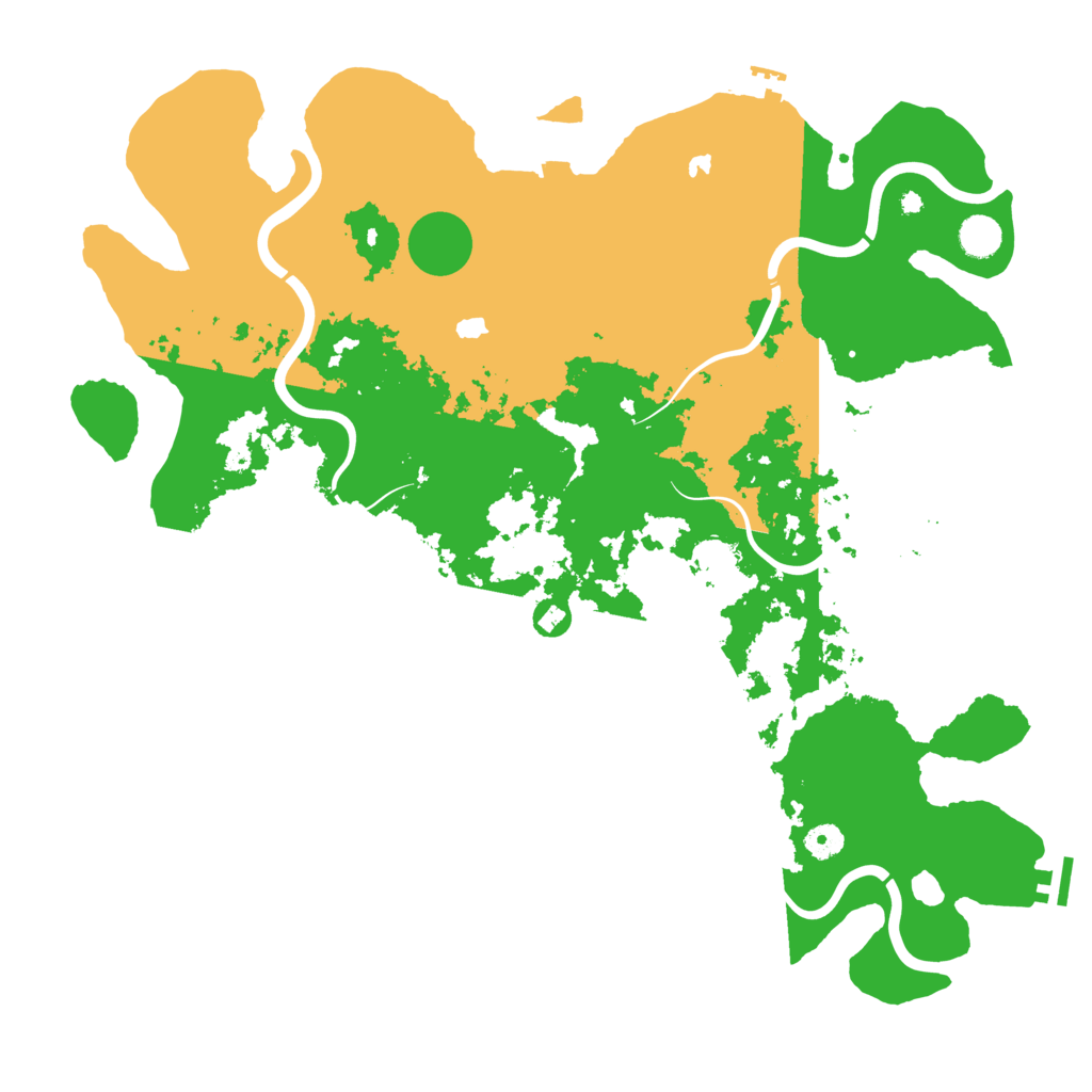 Biome Rust Map: Procedural Map, Size: 4500, Seed: 1792676