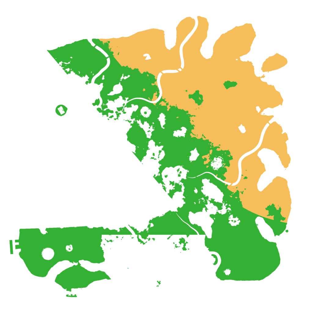 Biome Rust Map: Procedural Map, Size: 4500, Seed: 4169167