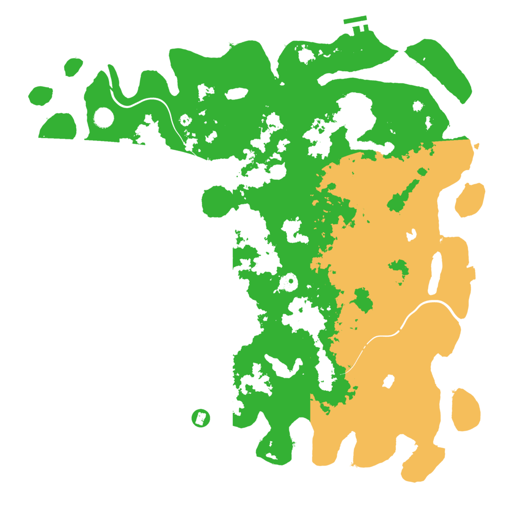Biome Rust Map: Procedural Map, Size: 4500, Seed: 1869708