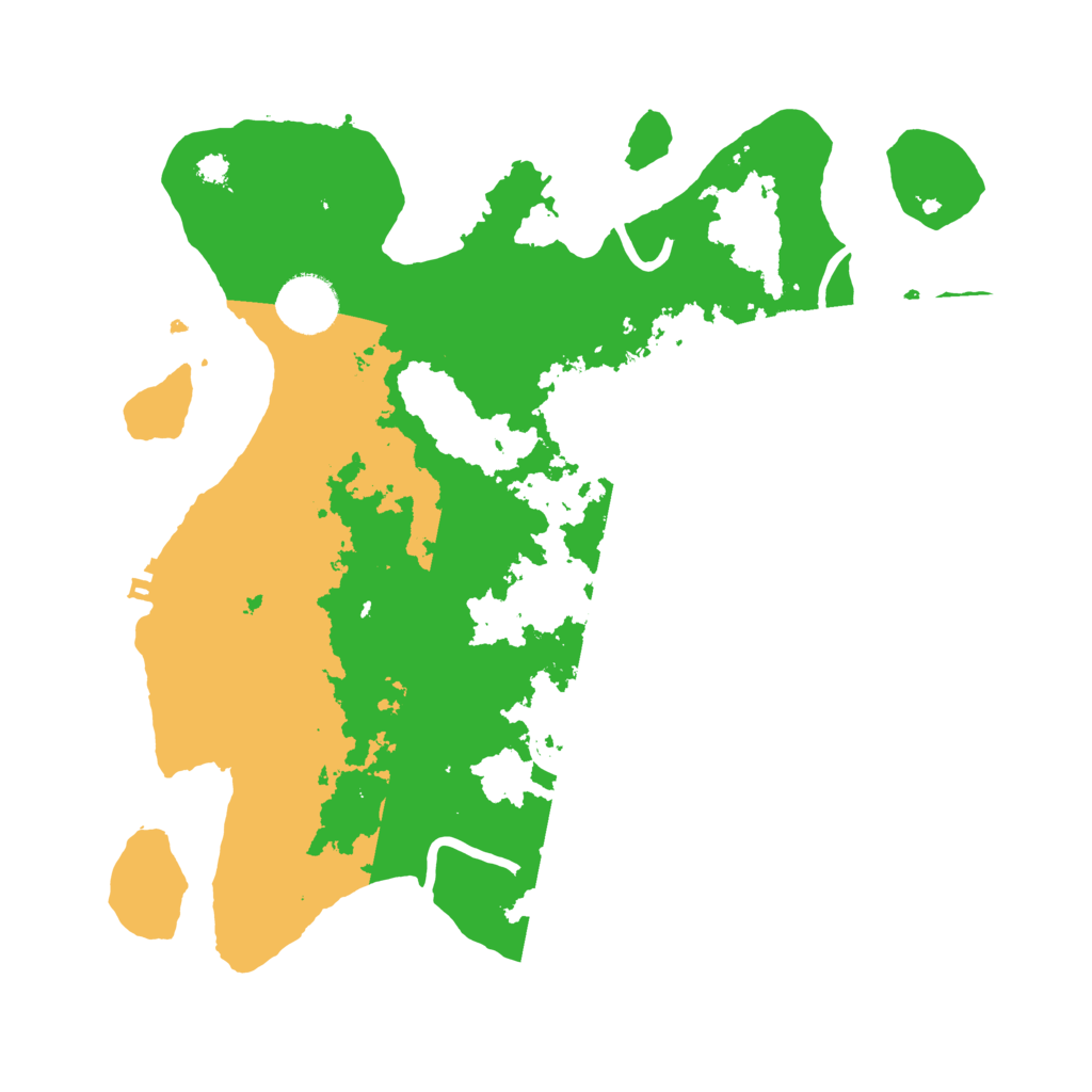 Biome Rust Map: Procedural Map, Size: 3250, Seed: 3971007