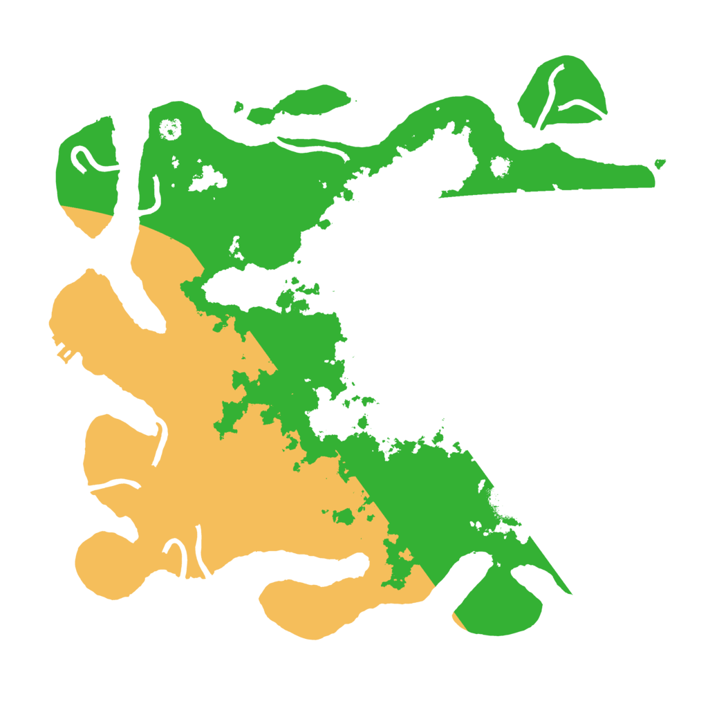 Biome Rust Map: Procedural Map, Size: 3250, Seed: 294152