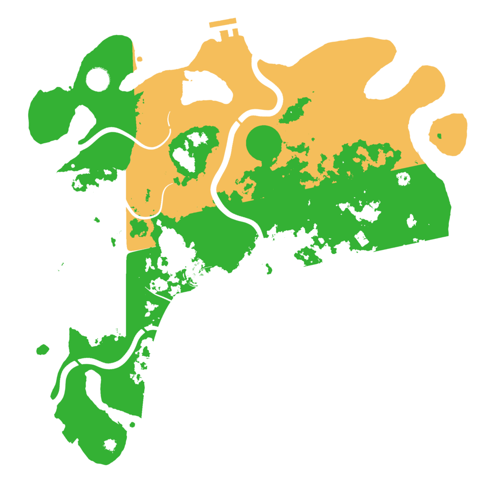 Biome Rust Map: Procedural Map, Size: 3750, Seed: 954754588