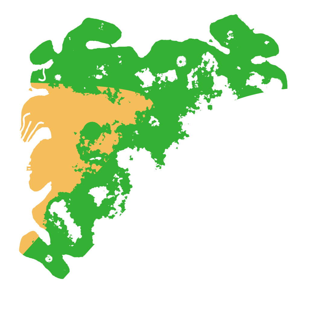 Biome Rust Map: Procedural Map, Size: 4500, Seed: 6288400