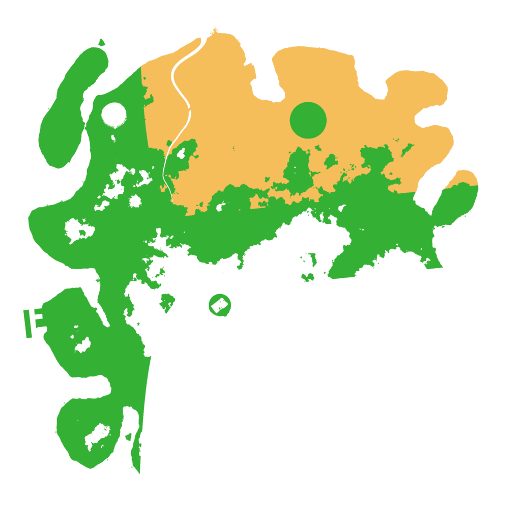 Biome Rust Map: Procedural Map, Size: 3750, Seed: 1129500279