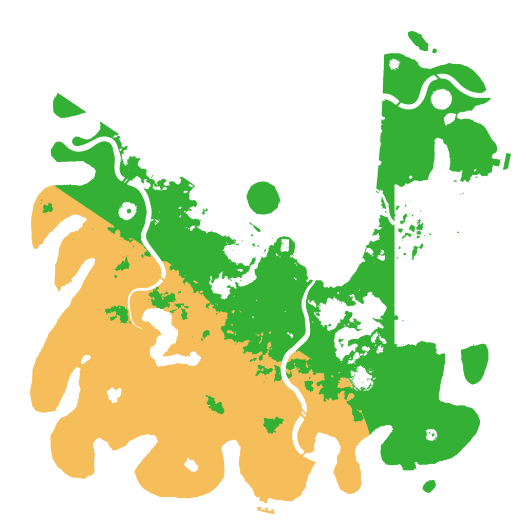 Biome Rust Map: Procedural Map, Size: 4500, Seed: 6385716