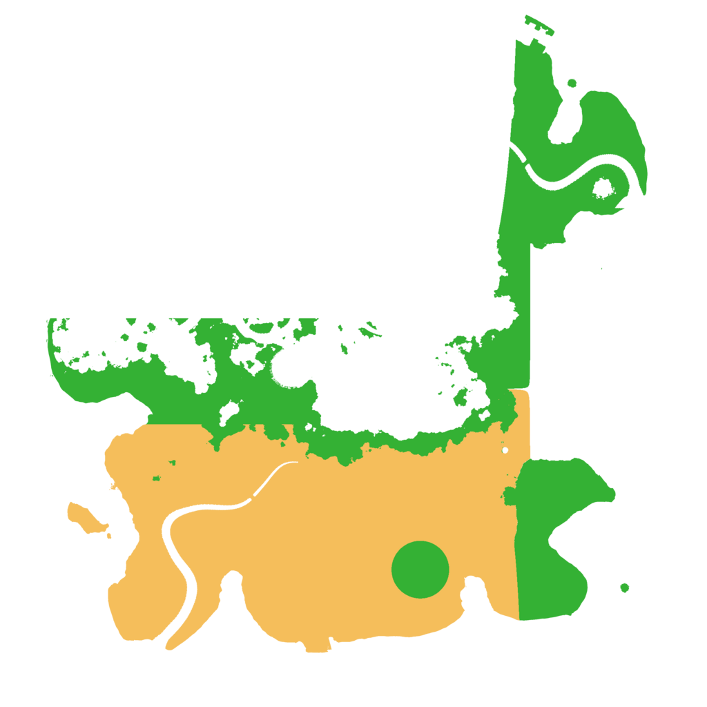 Biome Rust Map: Procedural Map, Size: 3250, Seed: 4499141