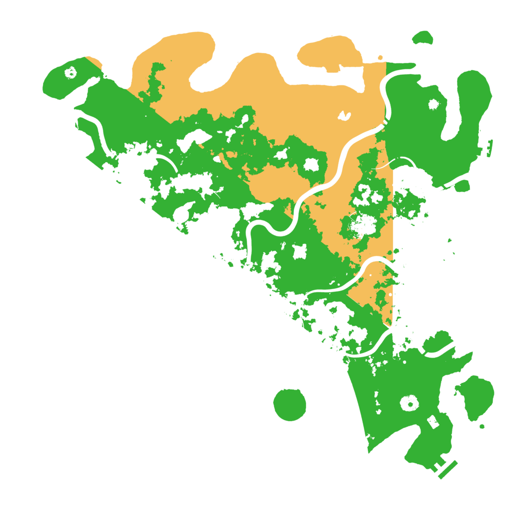 Biome Rust Map: Procedural Map, Size: 4500, Seed: 2297632