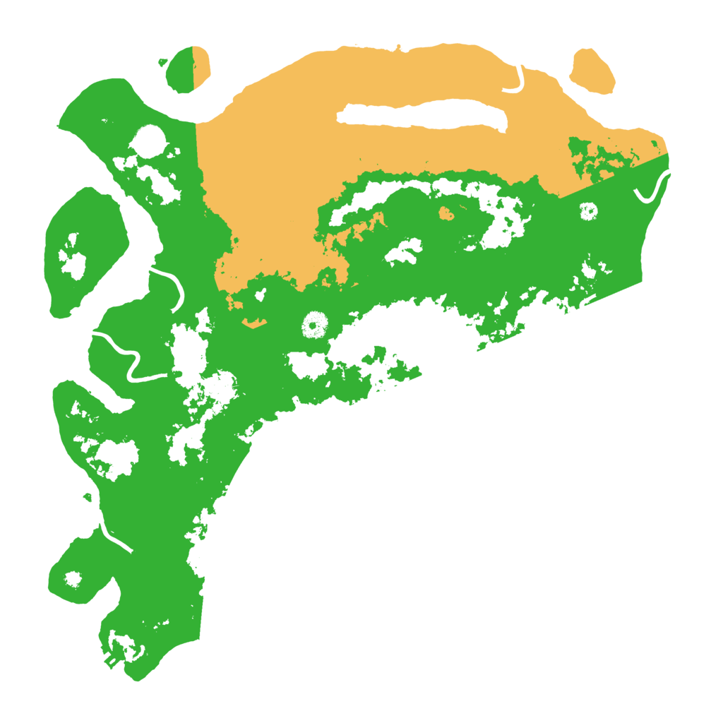 Biome Rust Map: Procedural Map, Size: 4050, Seed: 427439586