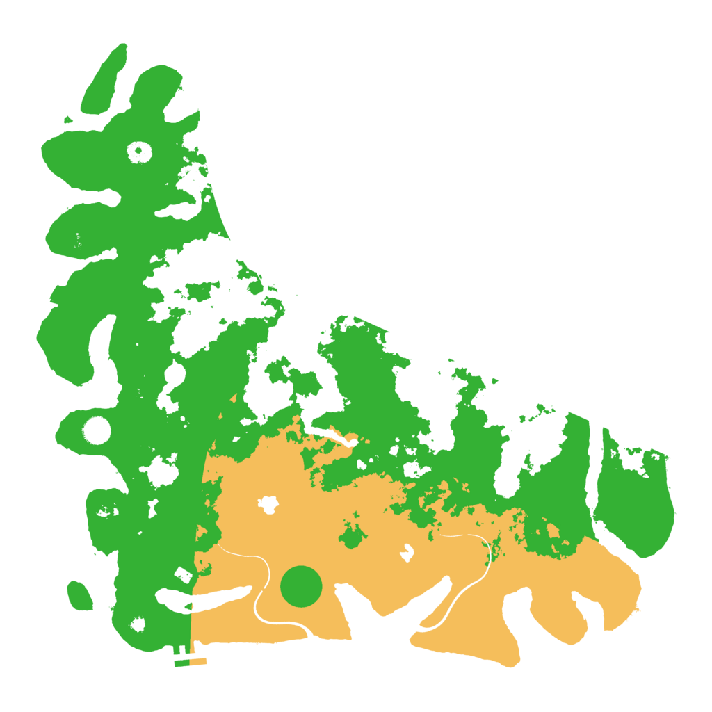 Biome Rust Map: Procedural Map, Size: 4500, Seed: 768972