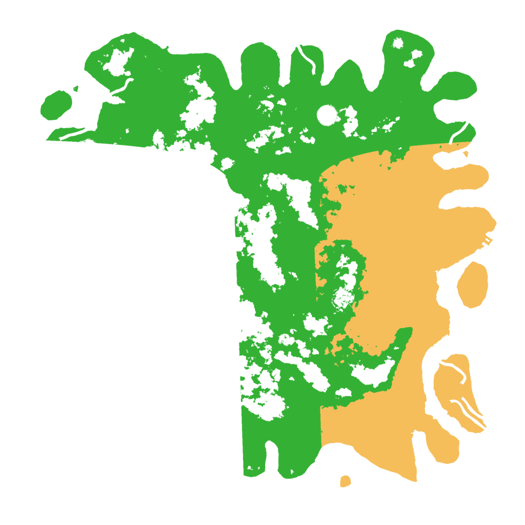 Biome Rust Map: Procedural Map, Size: 4500, Seed: 468583