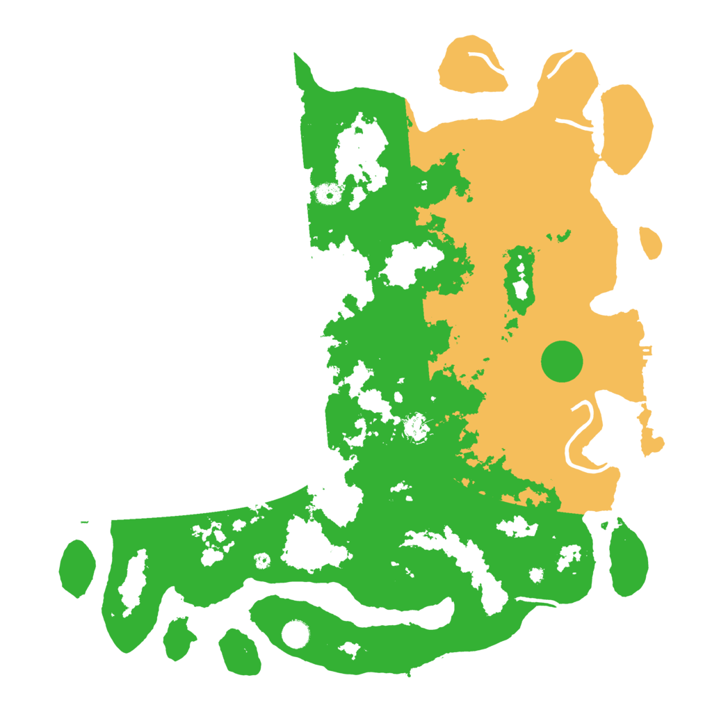 Biome Rust Map: Procedural Map, Size: 4500, Seed: 3560026