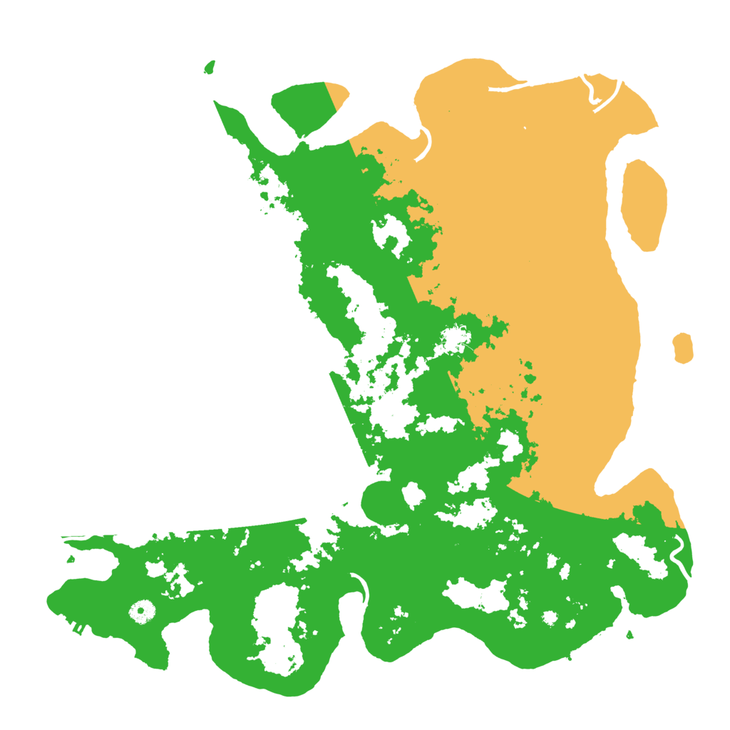 Biome Rust Map: Procedural Map, Size: 4500, Seed: 2541718