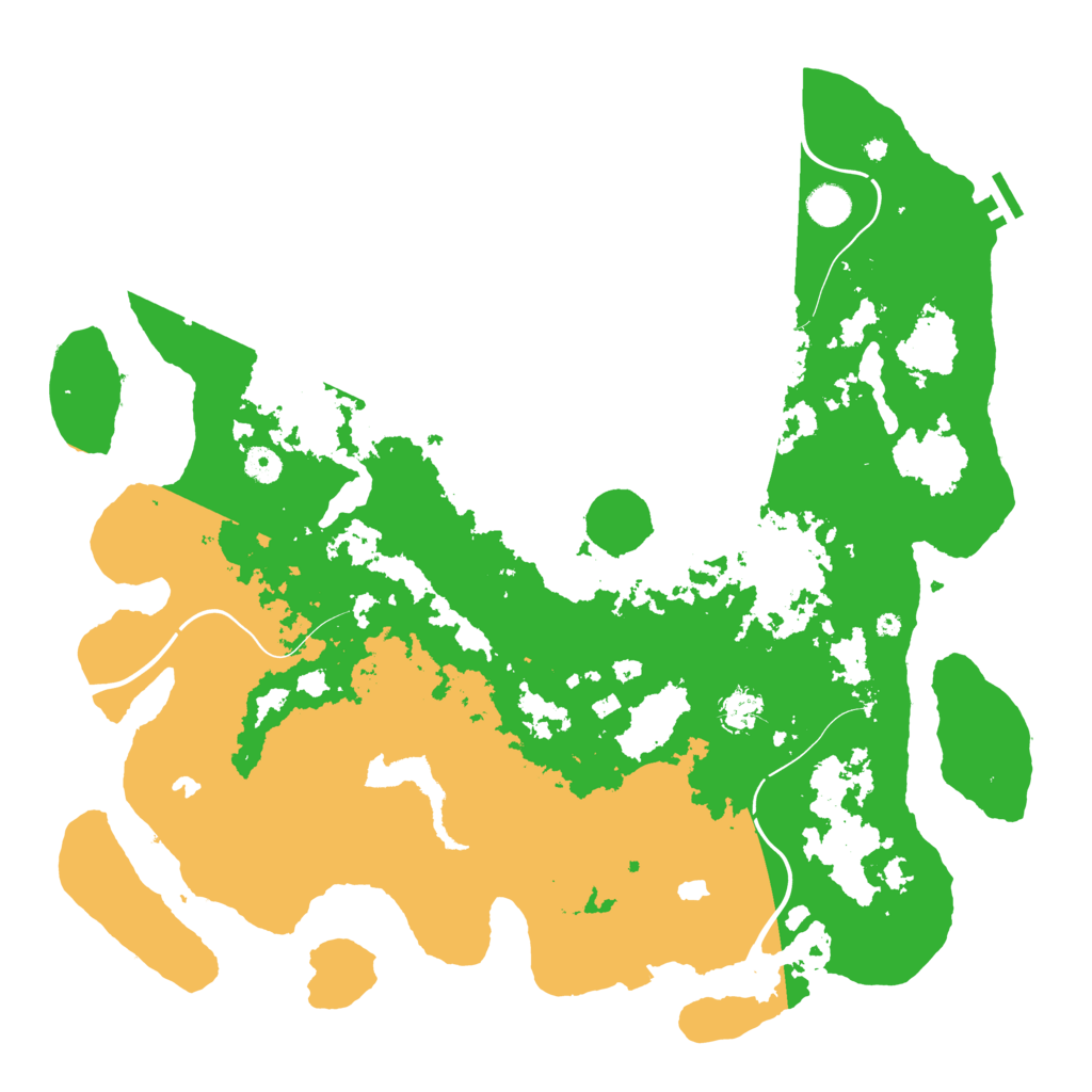 Biome Rust Map: Procedural Map, Size: 4500, Seed: 3552388