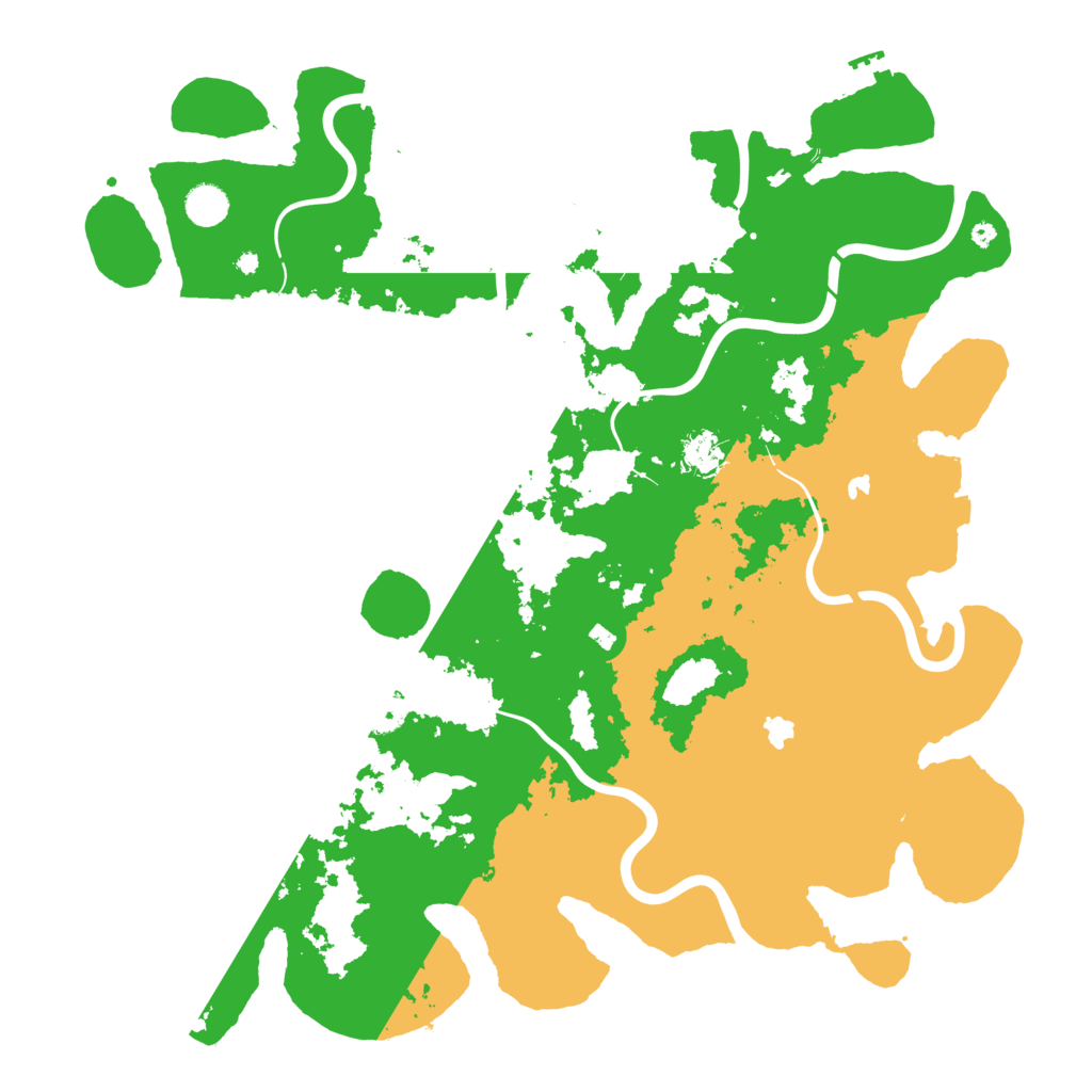 Biome Rust Map: Procedural Map, Size: 4500, Seed: 4390915