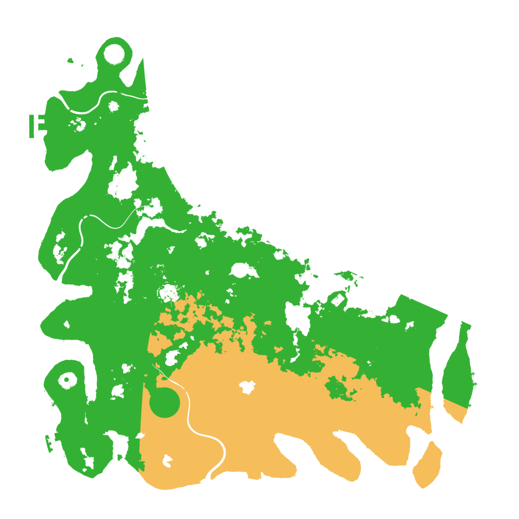 Biome Rust Map: Procedural Map, Size: 4500, Seed: 4397542