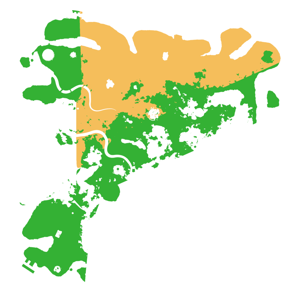 Biome Rust Map: Procedural Map, Size: 4500, Seed: 2404013