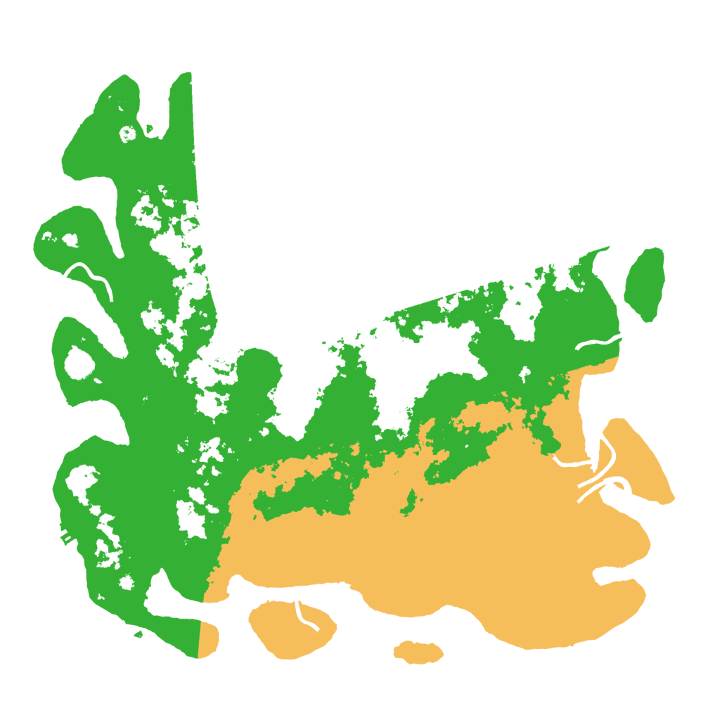 Biome Rust Map: Procedural Map, Size: 4500, Seed: 67442