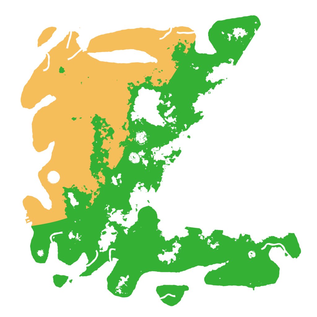 Biome Rust Map: Procedural Map, Size: 4500, Seed: 1007747