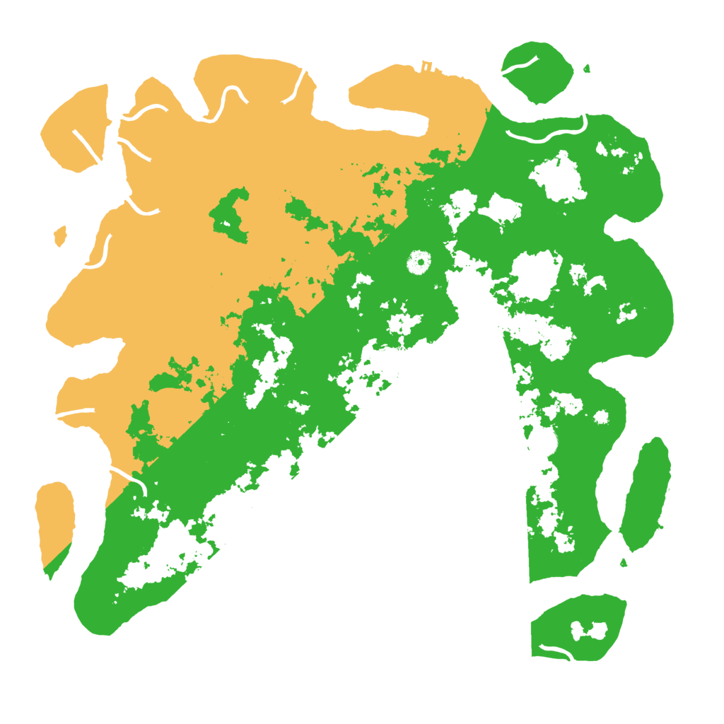 Biome Rust Map: Procedural Map, Size: 4500, Seed: 613217