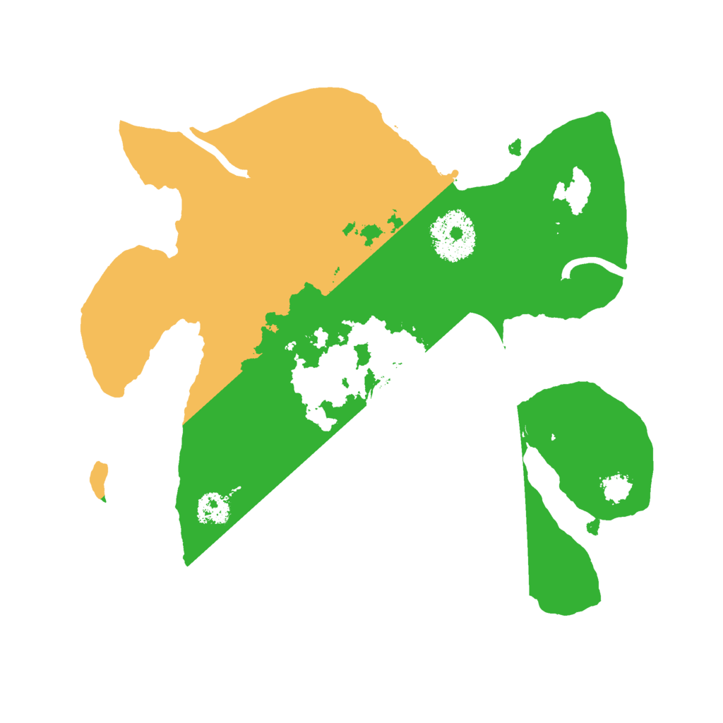 Biome Rust Map: Procedural Map, Size: 2300, Seed: 123124