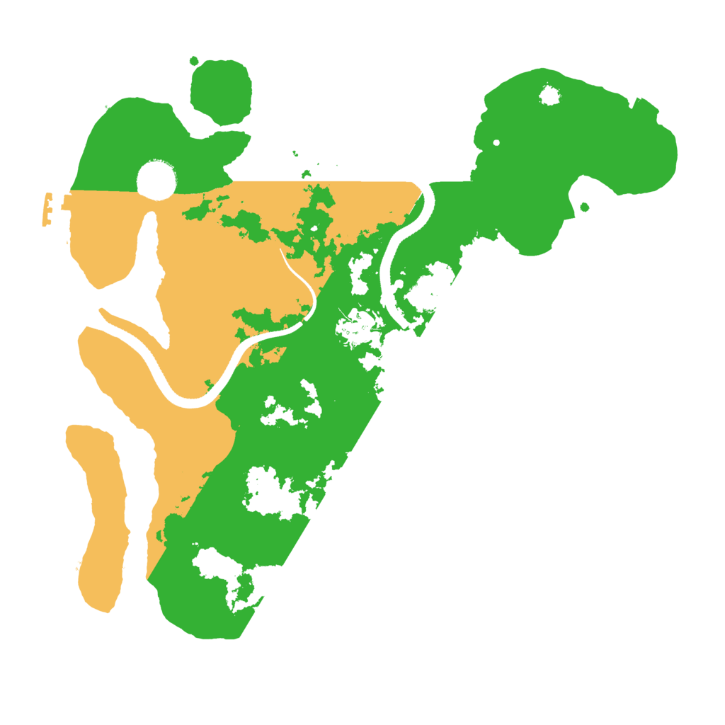Biome Rust Map: Procedural Map, Size: 3250, Seed: 3510792