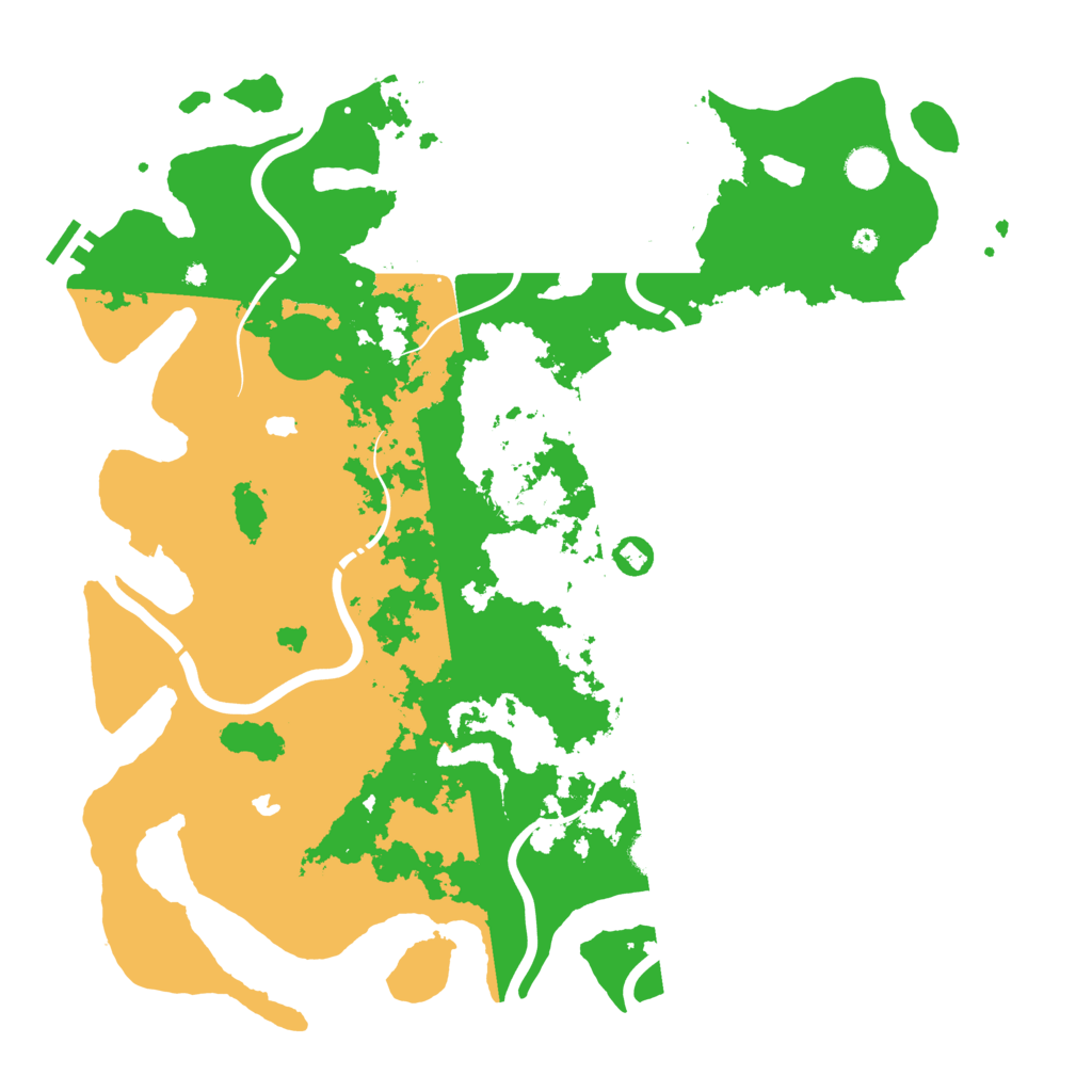 Biome Rust Map: Procedural Map, Size: 4500, Seed: 3857050