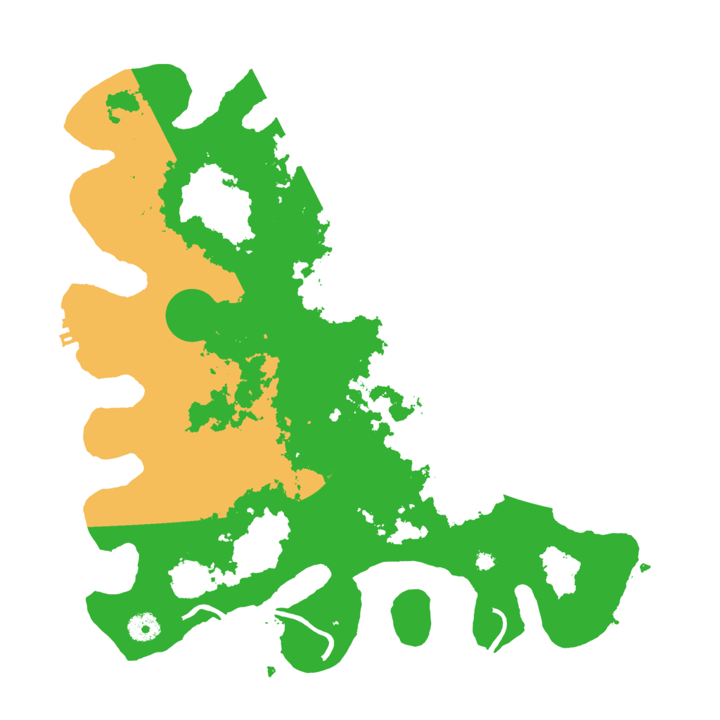 Biome Rust Map: Procedural Map, Size: 3600, Seed: 11862252