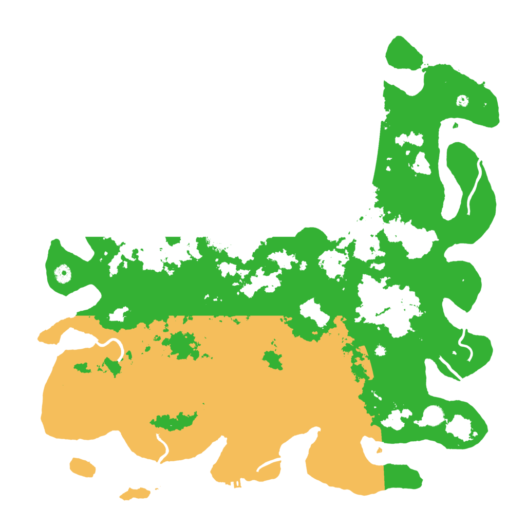 Biome Rust Map: Procedural Map, Size: 4500, Seed: 5161356