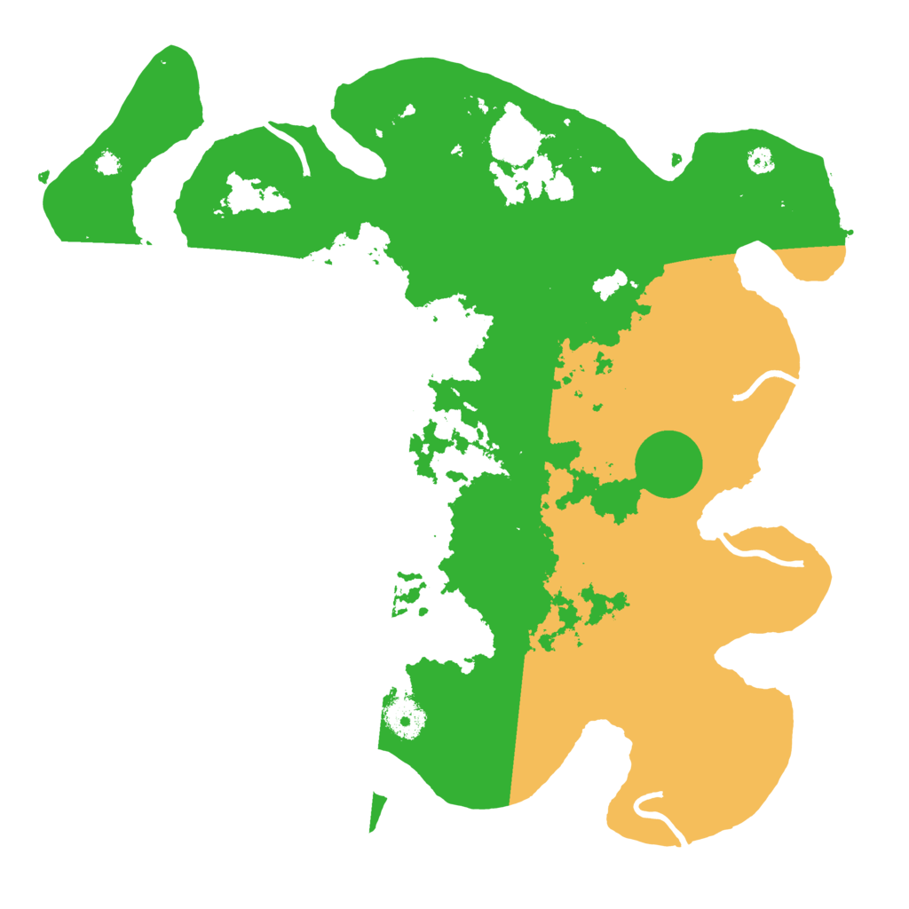Biome Rust Map: Procedural Map, Size: 3550, Seed: 890329
