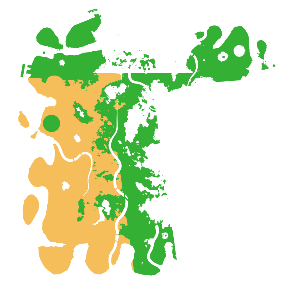 Biome Rust Map: Procedural Map, Size: 4500, Seed: 5480865