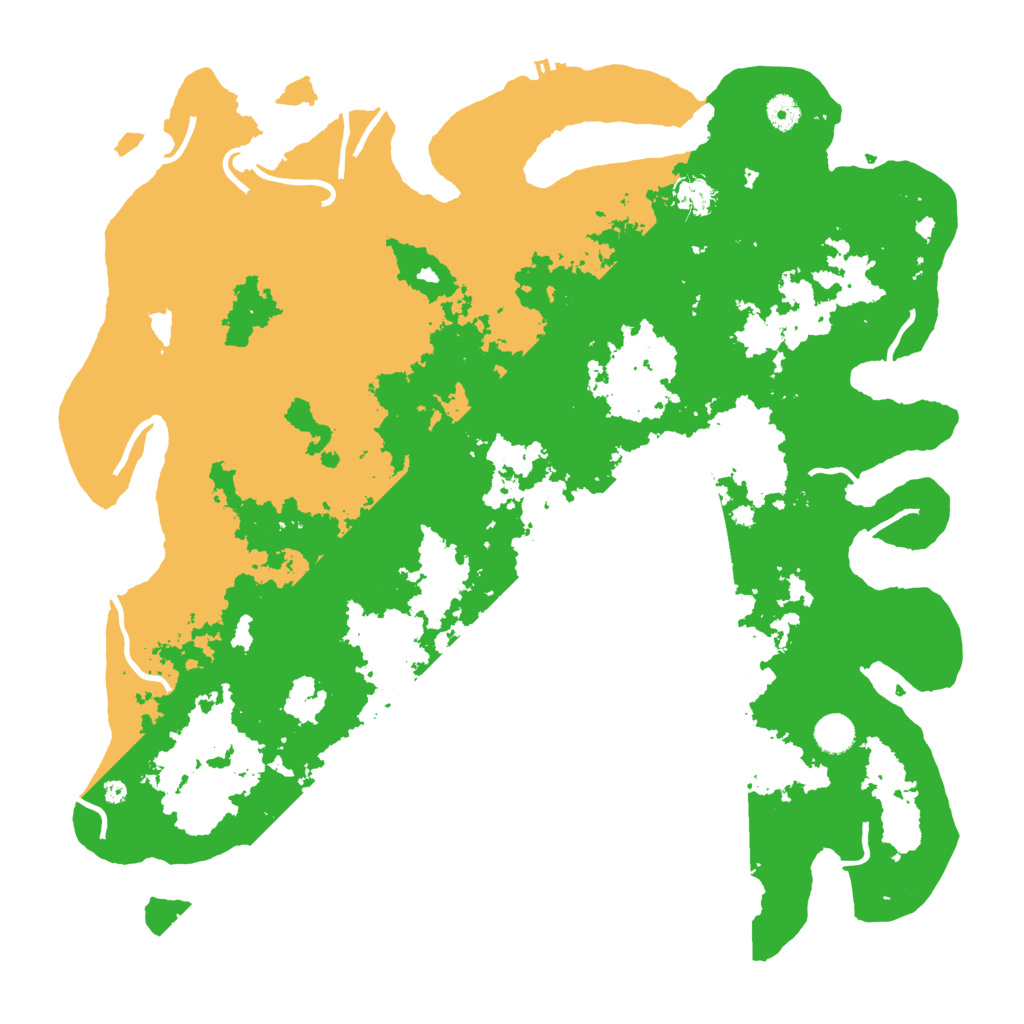 Biome Rust Map: Procedural Map, Size: 4500, Seed: 3071138