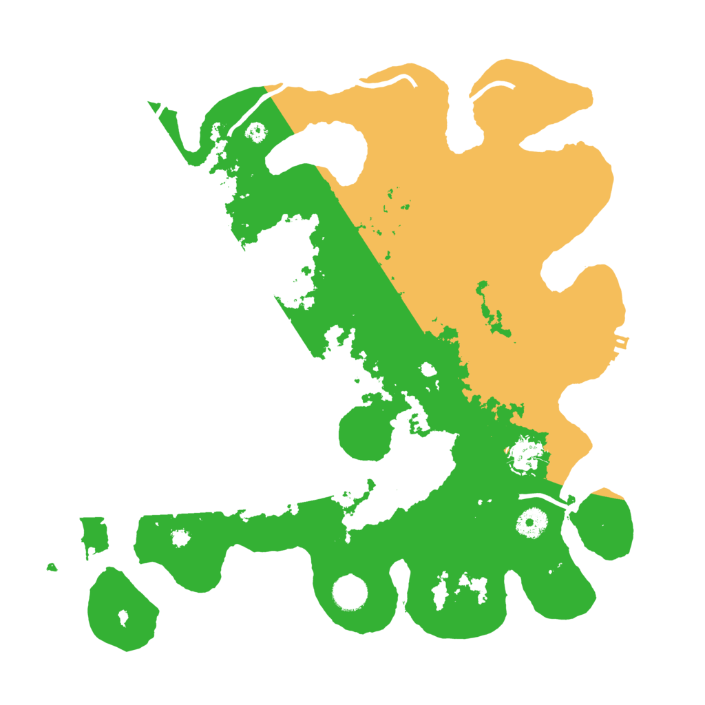 Biome Rust Map: Procedural Map, Size: 3550, Seed: 316170