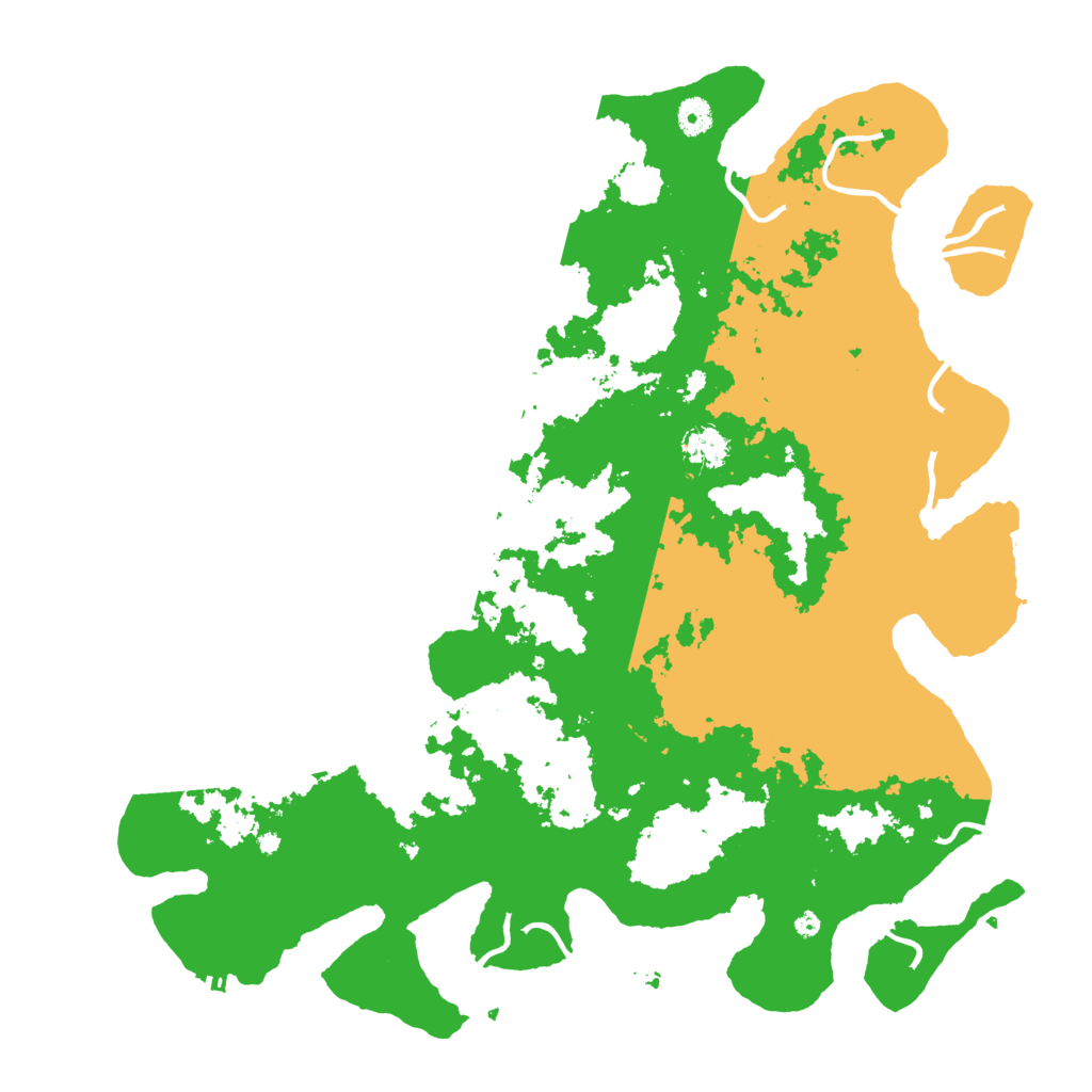 Biome Rust Map: Procedural Map, Size: 4500, Seed: 257443