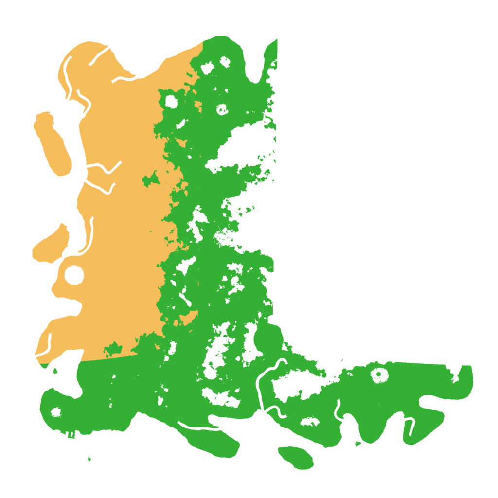 Biome Rust Map: Procedural Map, Size: 4500, Seed: 4102652