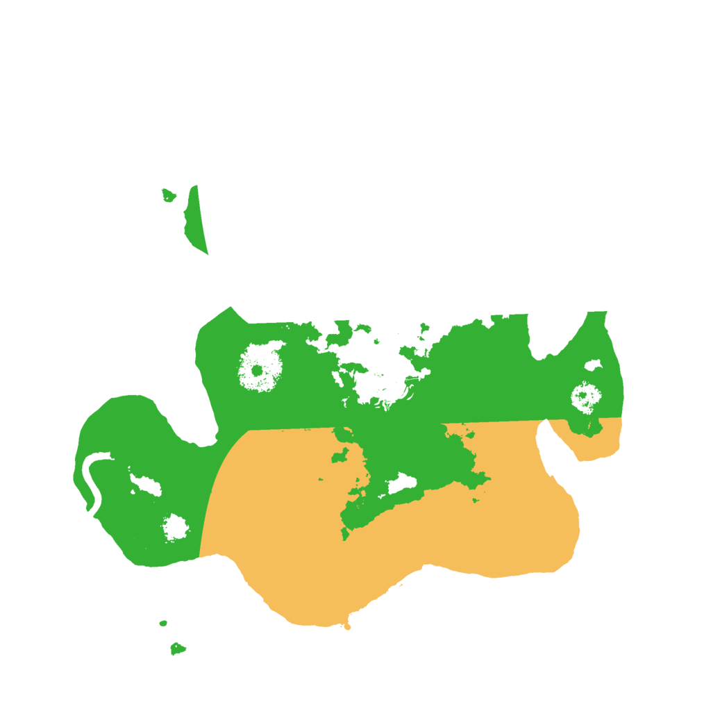 Biome Rust Map: Procedural Map, Size: 2500, Seed: 93465356