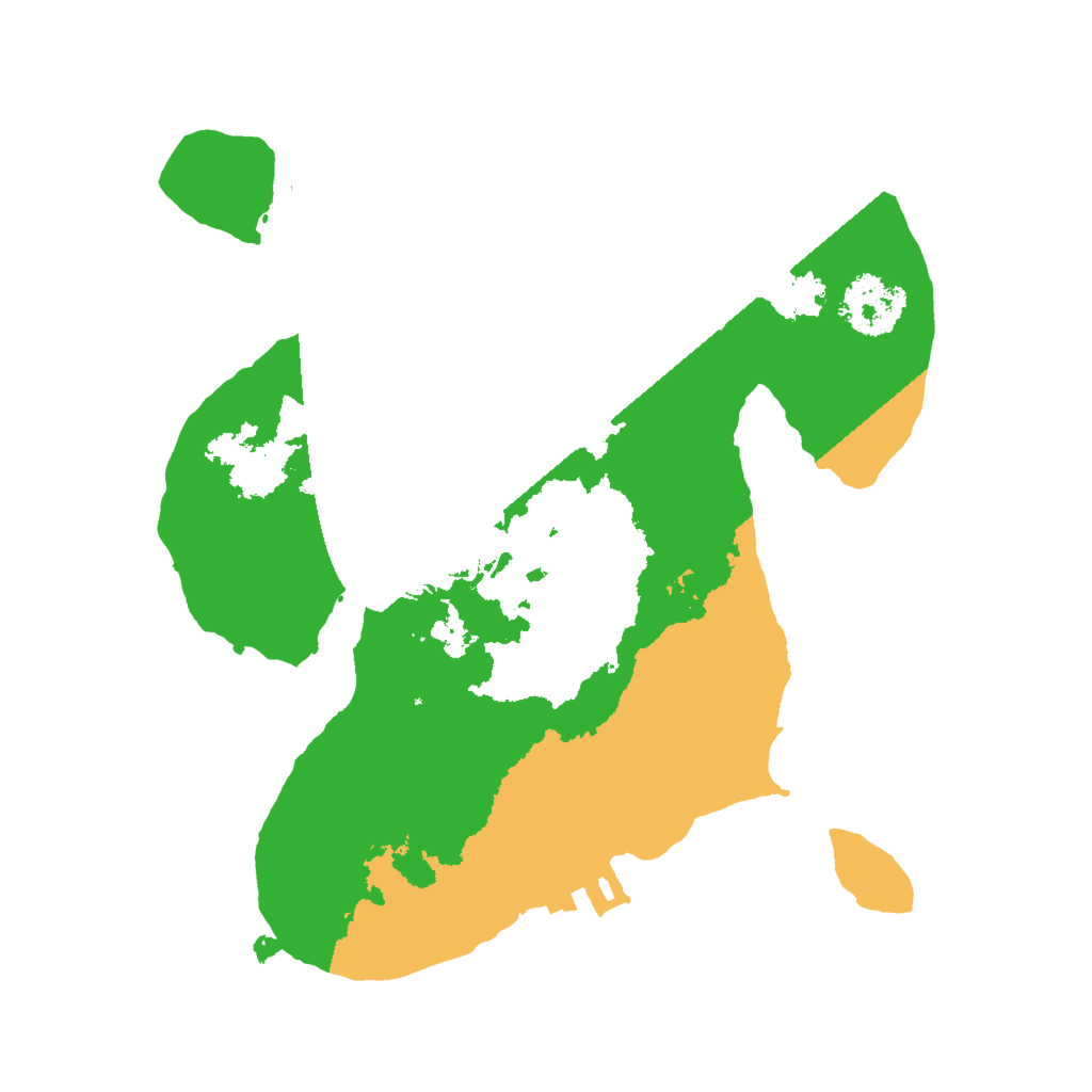 Biome Rust Map: Procedural Map, Size: 1849, Seed: 3600