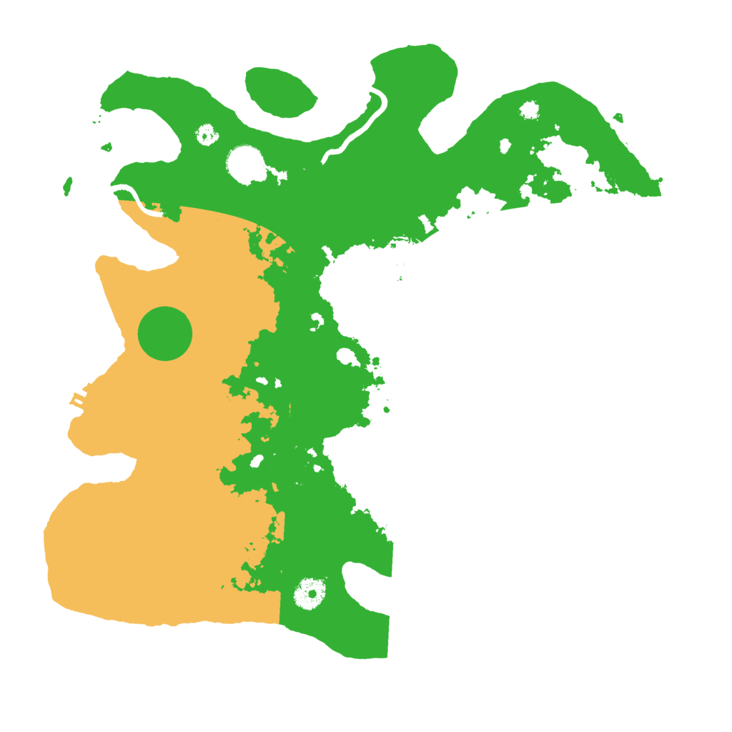 Biome Rust Map: Procedural Map, Size: 3550, Seed: 766008