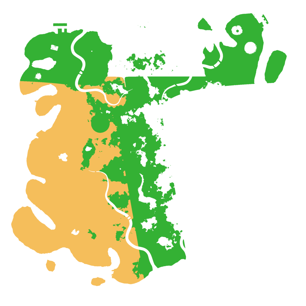 Biome Rust Map: Procedural Map, Size: 4500, Seed: 2197856