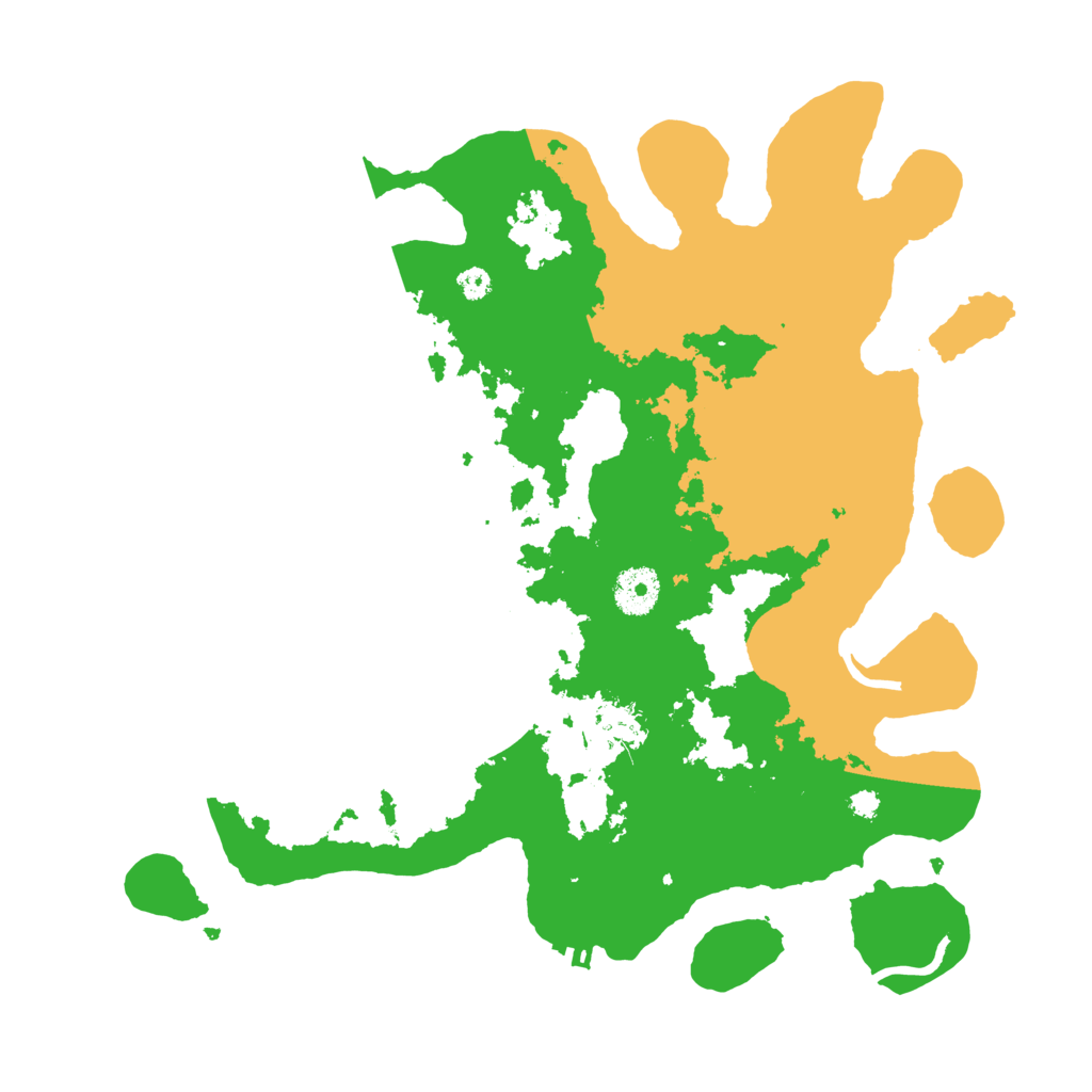 Biome Rust Map: Procedural Map, Size: 3500, Seed: 857709997