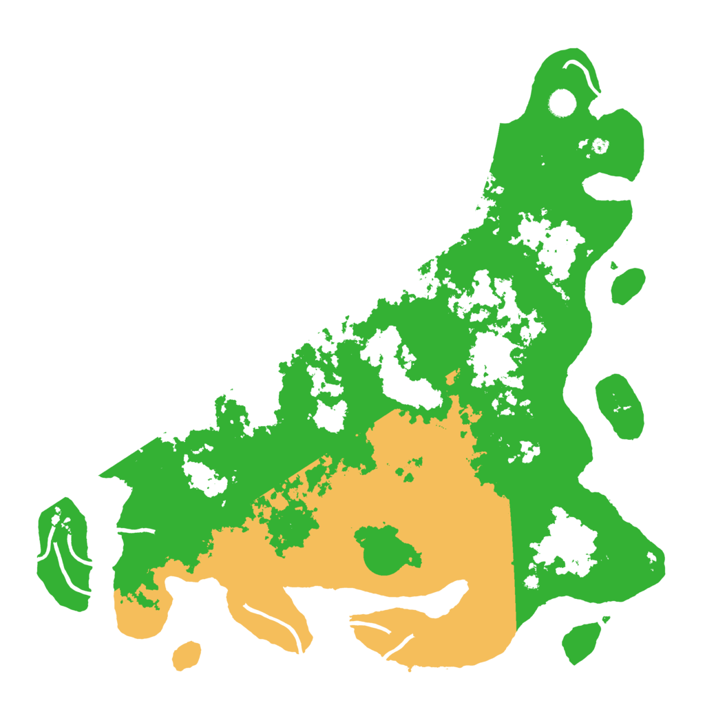Biome Rust Map: Procedural Map, Size: 4500, Seed: 4578486
