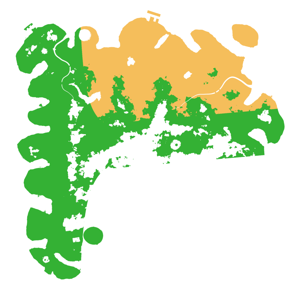 Biome Rust Map: Procedural Map, Size: 4500, Seed: 5861682